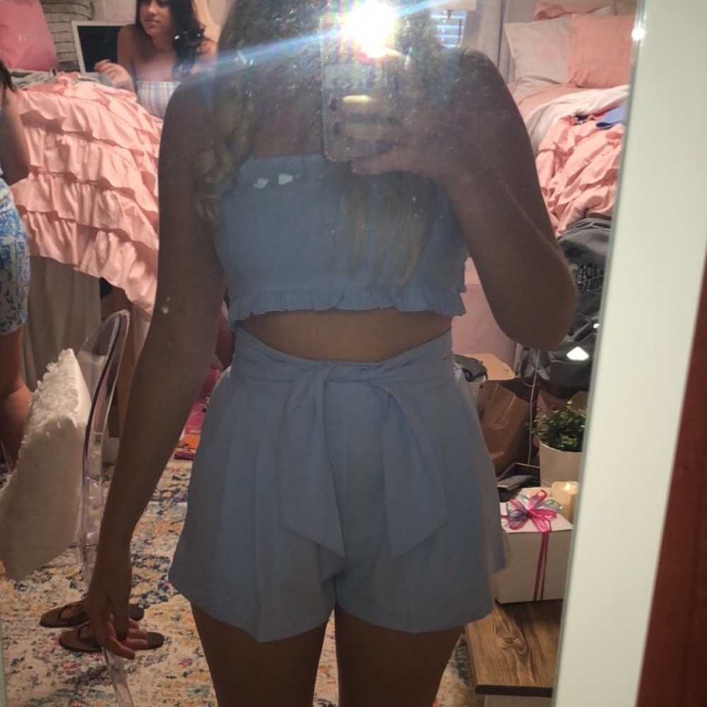 Light Blue Two Piece Set!